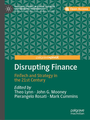 cover image of Disrupting Finance